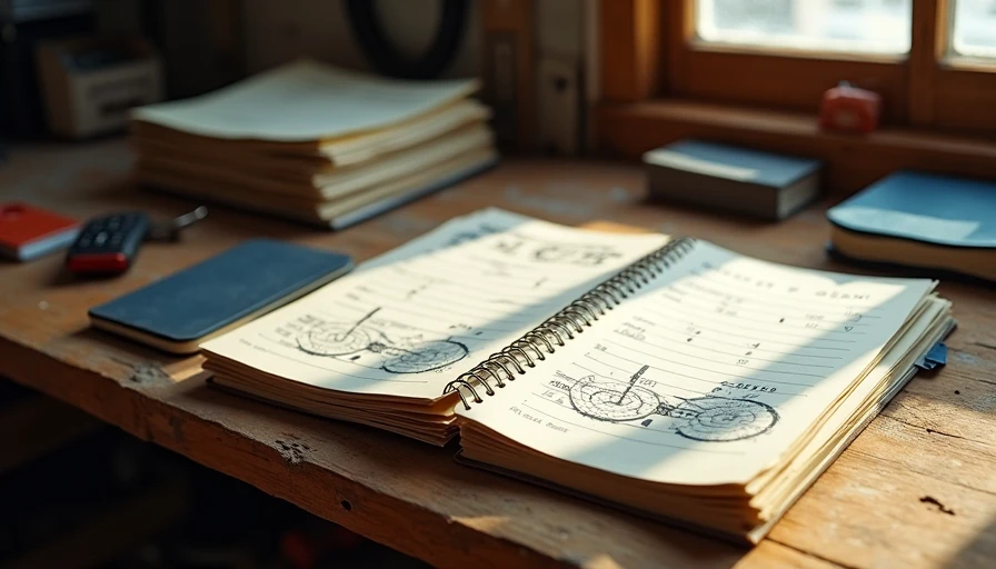 Long-term maintenance records and notebook for cars kept over 10 years