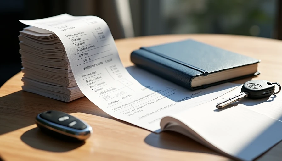 Luxury vs practical car repair receipts and keys comparison