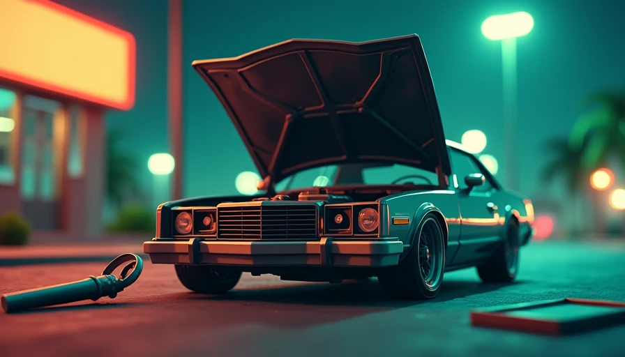 Visual context for budget used car hidden flaws