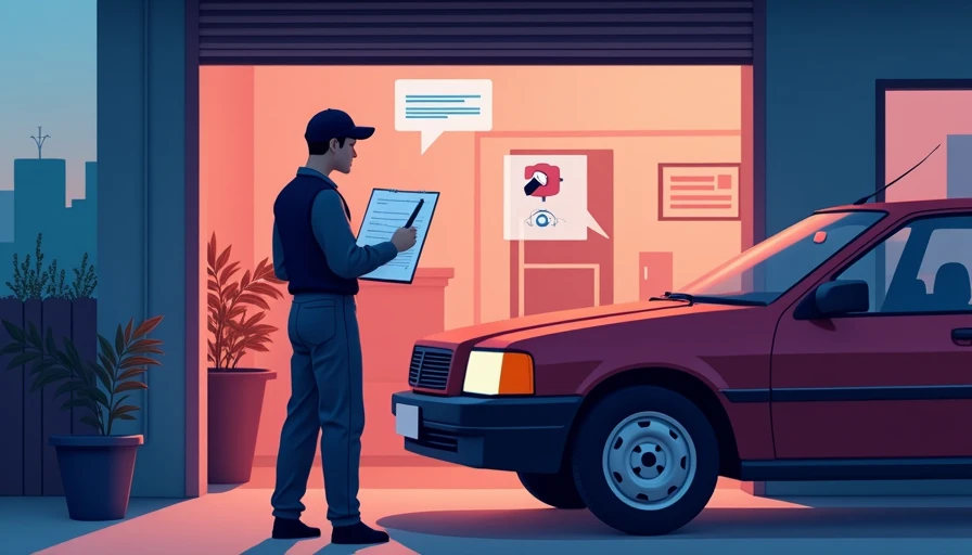 Illustration for common used car inspection oversights