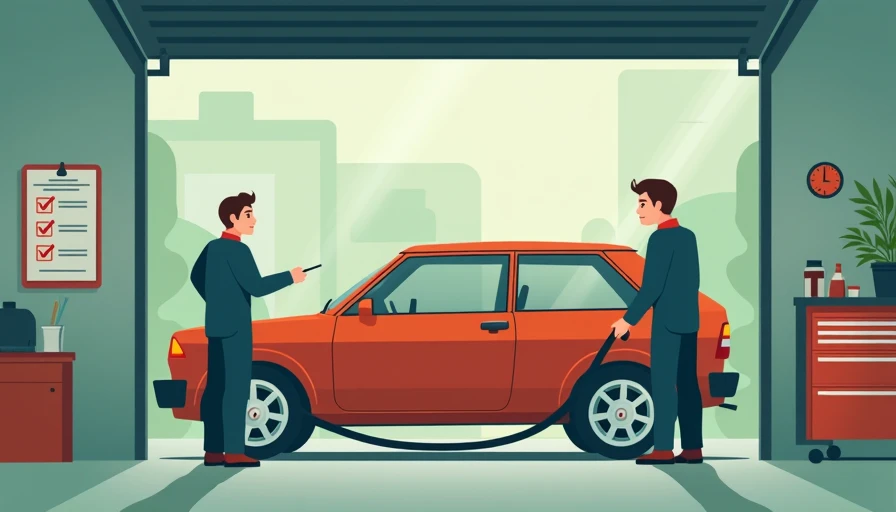 Illustration for what problems does a car inspection take