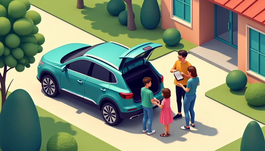 Illustration for avoid overbuying family vehicles