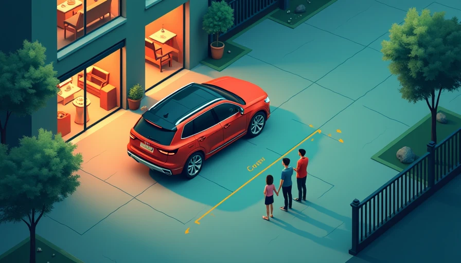 Illustration for family vehicle space requirements